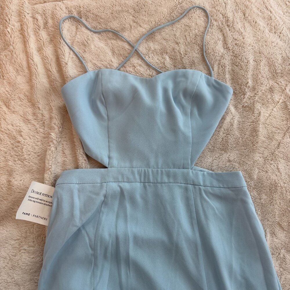 Fame and Partners Blue gown